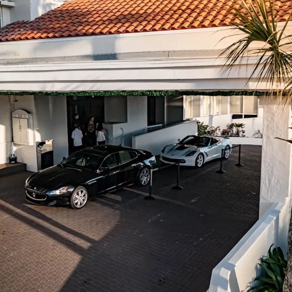valet parking at beautiful oceanfront Plaza Resort & Spa in Daytona Beach Florida